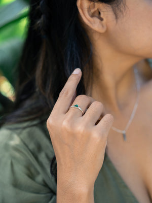 Swarovski Elements Blue Diamond Ring : Amazon.in: Fashion